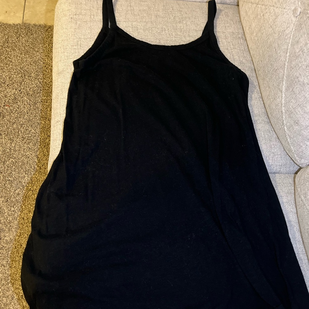 Women's Black Sleeveless Top